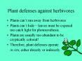 Plant defenses against herbivores PowerPoint PPT Presentation