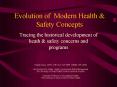 Evolution of Modern Health PowerPoint PPT Presentation