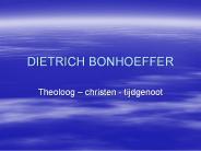 DIETRICH BONHOEFFER