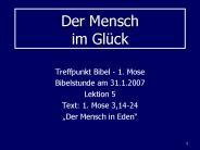 Der Mensch im Gl