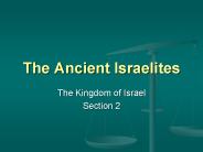 The Ancient Israelites