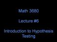 Math 3680 PowerPoint PPT Presentation