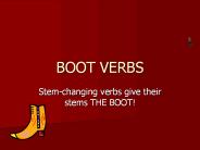 BOOT VERBS