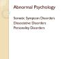 Abnormal Psychology PowerPoint PPT Presentation