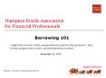 Hampton Roads Association for Financial Professionals PowerPoint PPT Presentation