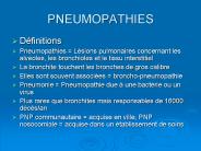 PNEUMOPATHIES