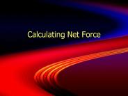 Calculating Net Force