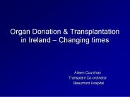 Organ Donation