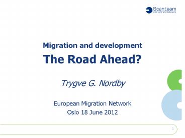 Migration and development