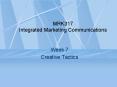 MRK317 Integrated Marketing Communications PowerPoint PPT Presentation