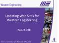 Updating Web Sites for Western Engineering PowerPoint PPT Presentation