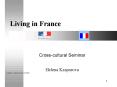 Living in France PowerPoint PPT Presentation