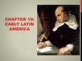 Chapter 19: Early Latin America PowerPoint PPT Presentation