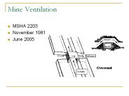 Mine Ventilation
