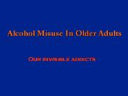 Alcohol Misuse In Older Adults