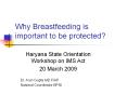 Why Breastfeeding is important to be protected? PowerPoint PPT Presentation