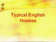 Typical English Houses
