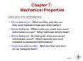 Chapter 7:  Mechanical Properties PowerPoint PPT Presentation
