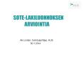 SOTE-LAKILUONNOKSEN           ARVIOINTIA PowerPoint PPT Presentation
