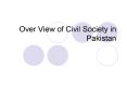 Over View of Civil Society in Pakistan PowerPoint PPT Presentation