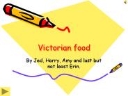Victorian food