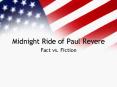 Midnight Ride of Paul Revere PowerPoint PPT Presentation