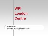 WPI London Centre