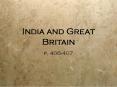 India and Great Britain PowerPoint PPT Presentation