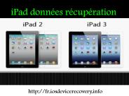 récupération iPad données