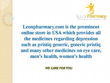 Pristiq generic is the excellent medicine against depression problem