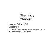 Chemistry Chapter 5