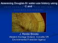 Assessing Douglas-fir water-use history using stable isotope (13C and 18O) in tree rings: principles and potential PowerPoint PPT Presentation