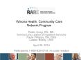 Winona Health: Community Care Network Program PowerPoint PPT Presentation