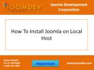 How To Install Joomla on Local Host