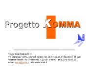 Komma Argomenti della presentazione