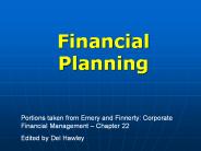 Financial Planning