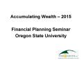 Accumulating Wealth  PowerPoint PPT Presentation
