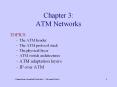Chapter 3: ATM Networks PowerPoint PPT Presentation