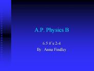 A.P. Physics B