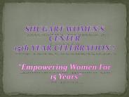 Shugart Women Center 15 year