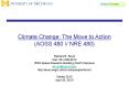 Climate Change: The Move to Action (AOSS 480 // NRE 480) PowerPoint PPT Presentation