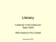 Literacy PowerPoint PPT Presentation