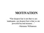 MOTIVATION