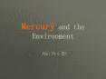 Mercury and the Environment PowerPoint PPT Presentation