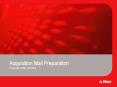 Acquisition Mail Preparation PowerPoint PPT Presentation