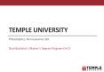 Temple university PowerPoint PPT Presentation