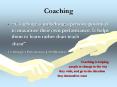 Coaching PowerPoint PPT Presentation