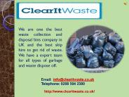 Same Day Waste Collection And Disposal Services In London