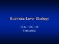 Business-Level Strategy PowerPoint PPT Presentation