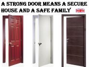 Steel security doors